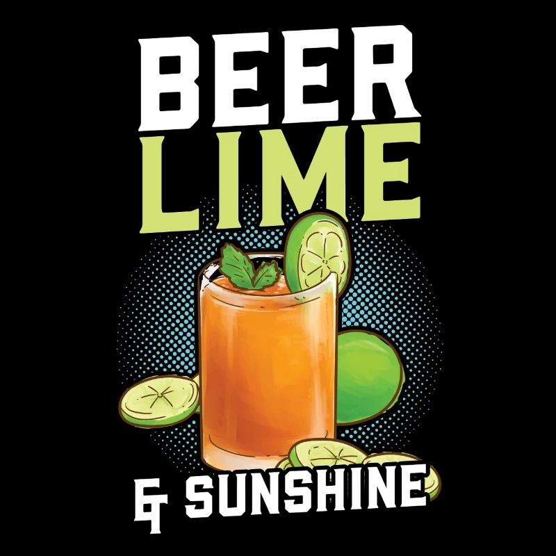 Bière, lime soleil