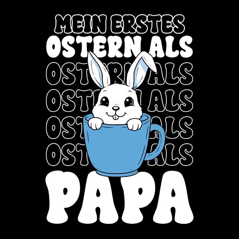 Le lapin de Pâques dans Mug Dad