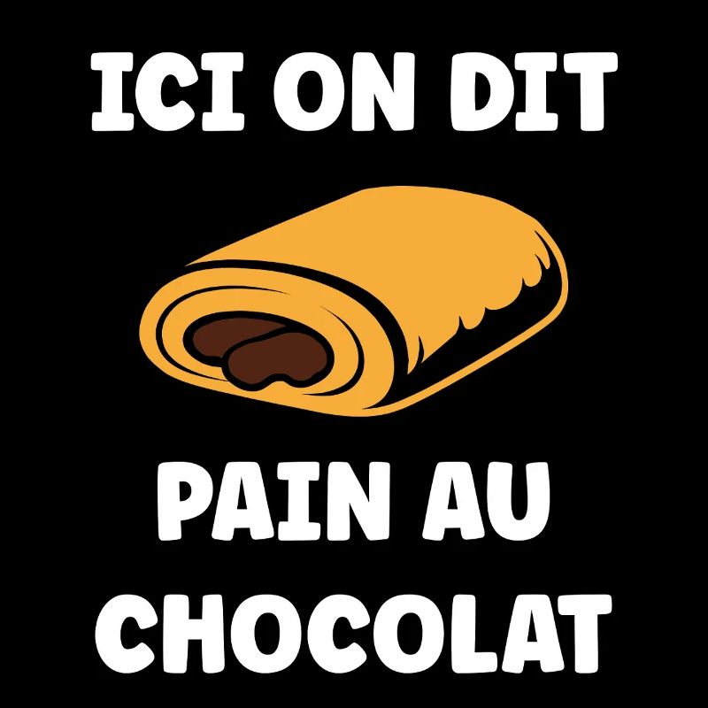 Illustrated pain au chocolat