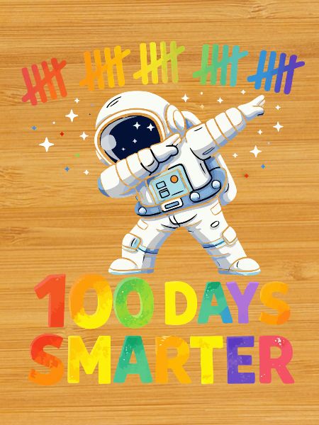 Astronaut 100 days smarter