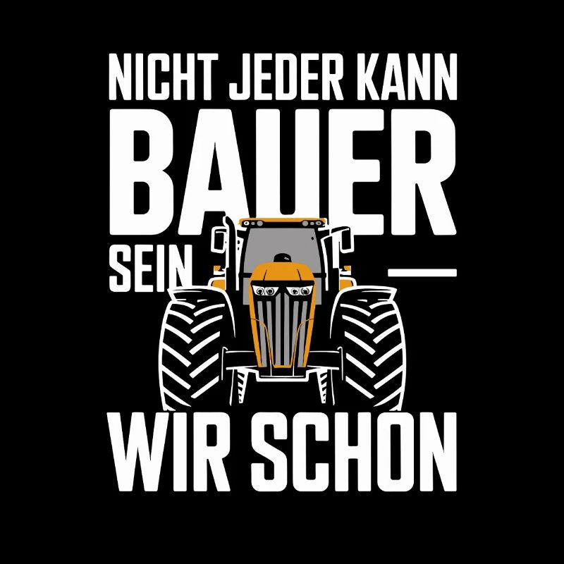 Not everyone can be a farmer, we can already be a tractor