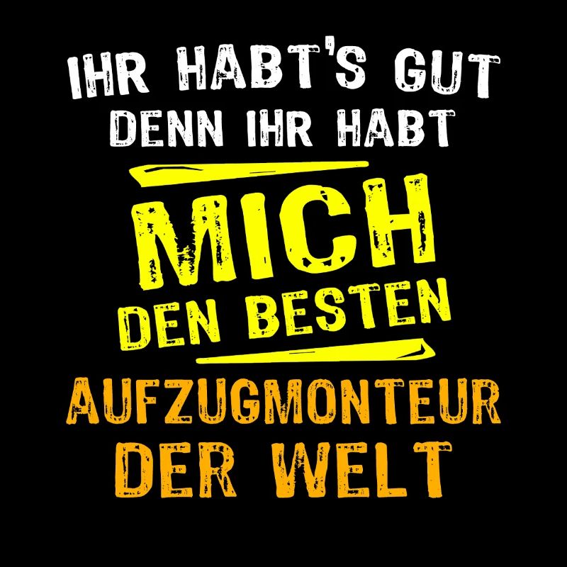 Aufzugmonteur Geschenk