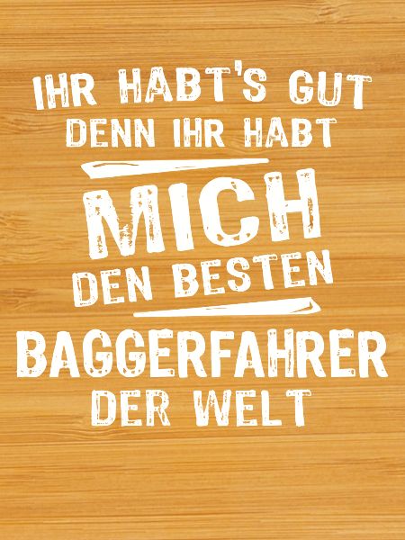 Baggerfahrer