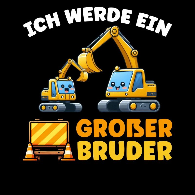 Ich Werde Ein Großer Bruder Bagger Geschwister