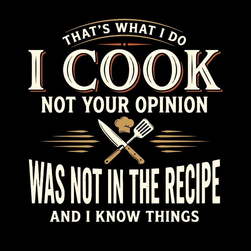 I cook and know things