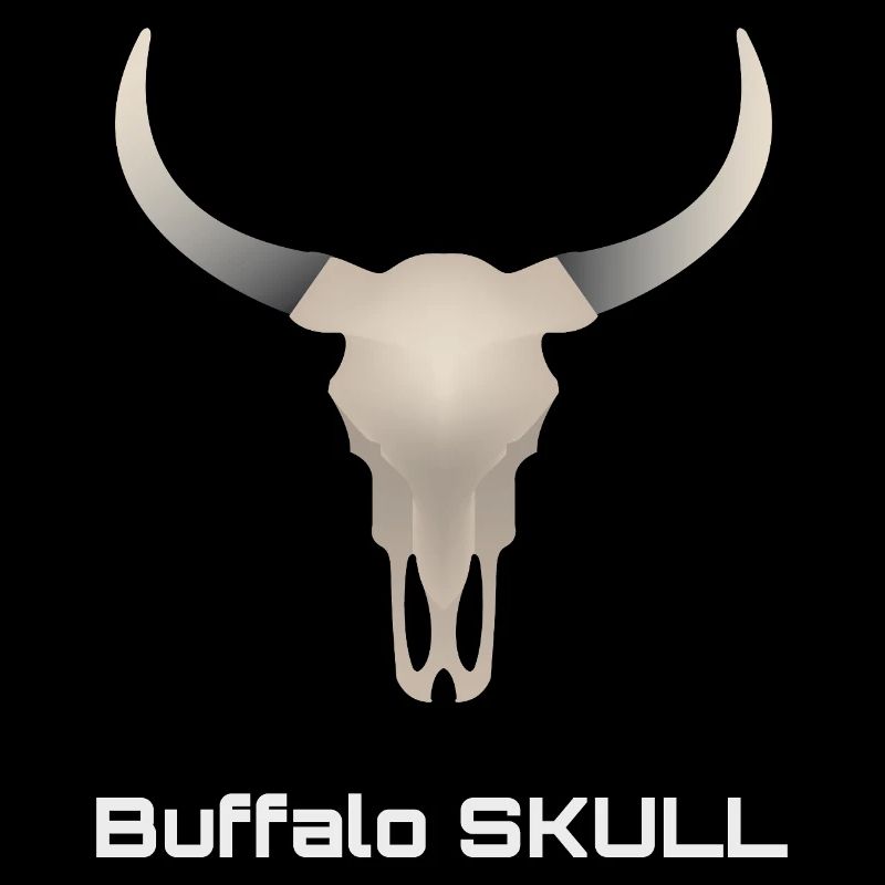 Büffelschädel