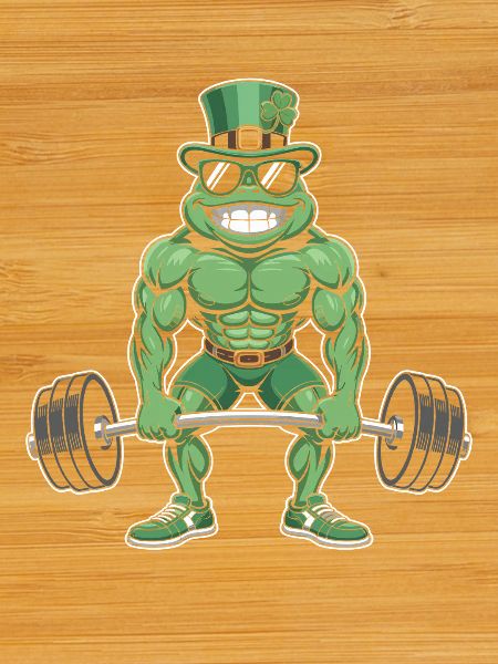 Leprechaun Frog Strength Training