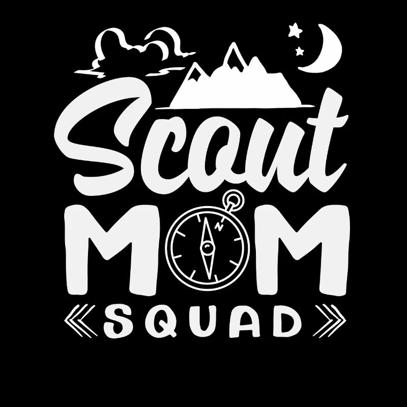 Stolze Mutter Pfadfinderin Scouting Mom Squad