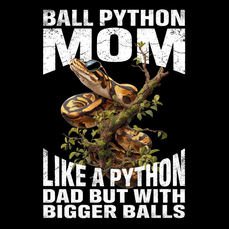 Königspython Mom Mama Schlangen Terrarium Python