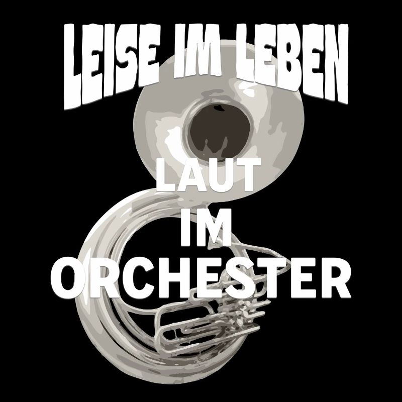 Sousaphon Silence dans la vie Bruyant dans l’orchestre