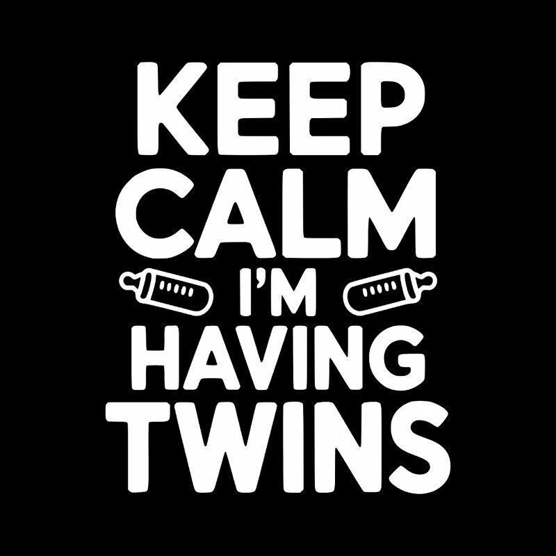 Keep Calm I'm Having Twins