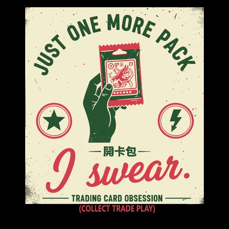 Nur noch ein Pack, ich schwöre, Sammelkarten-Obsession