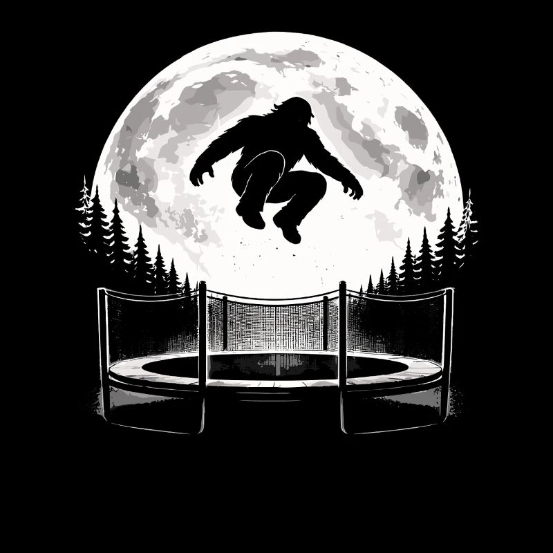 Bigfoot auf Trampolin
