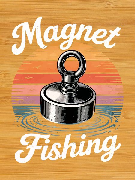 Magnet fishing