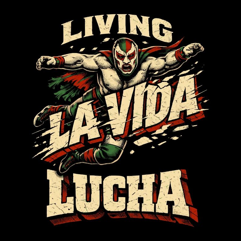 Lucha Libre Luchador vivant La Vida Lucha