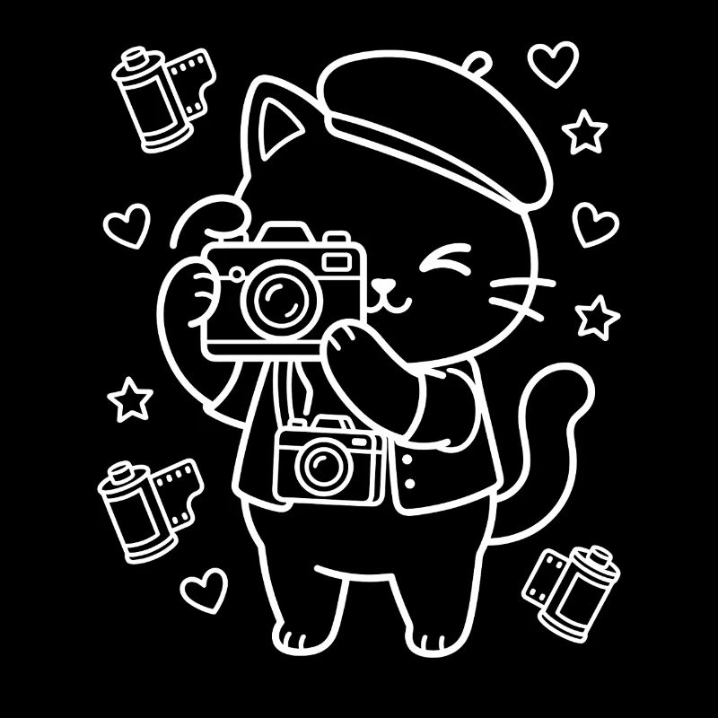 Photographer Kawaii Cats