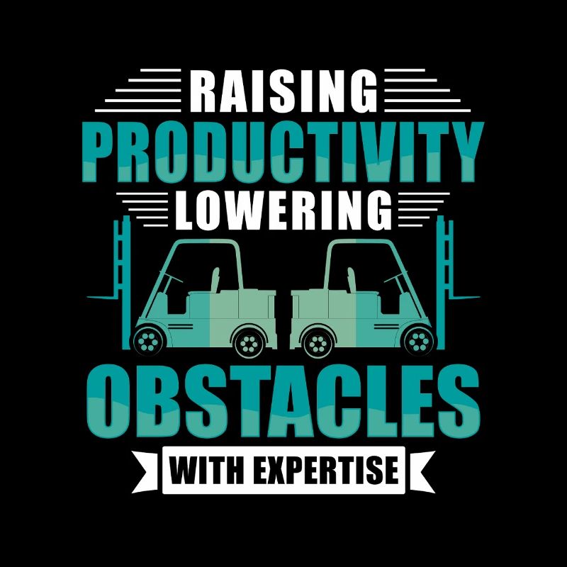 Staplerfahrer Englisch Spruch Stapler