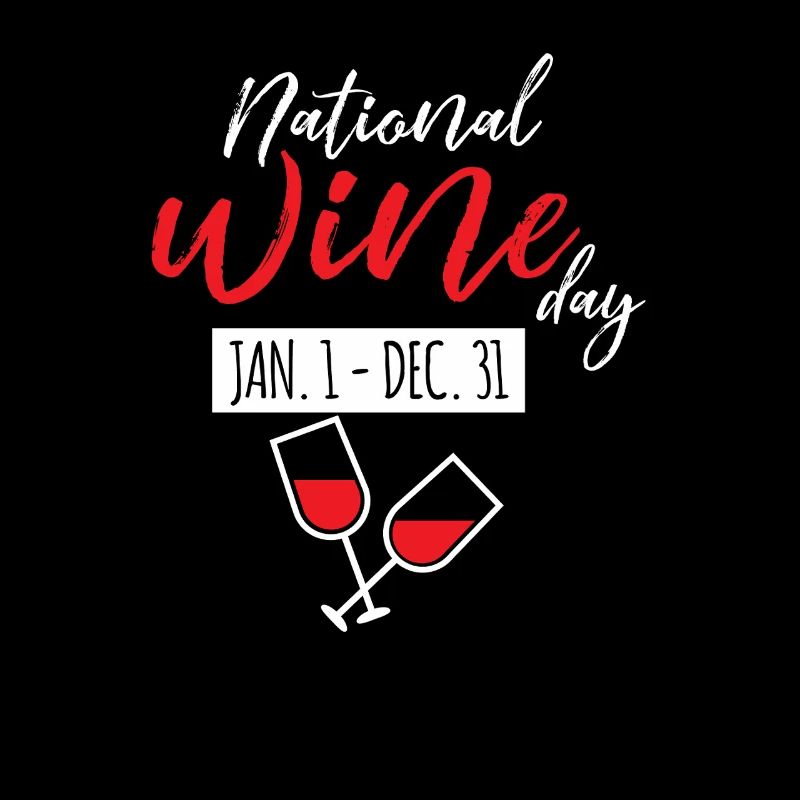 Conception de célébration de la Journée nationale du vin