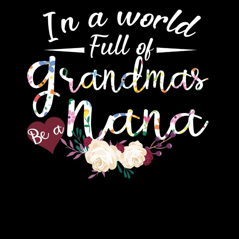 Nana-Blumenhemd Geschenk zum Muttertag der Großmutter