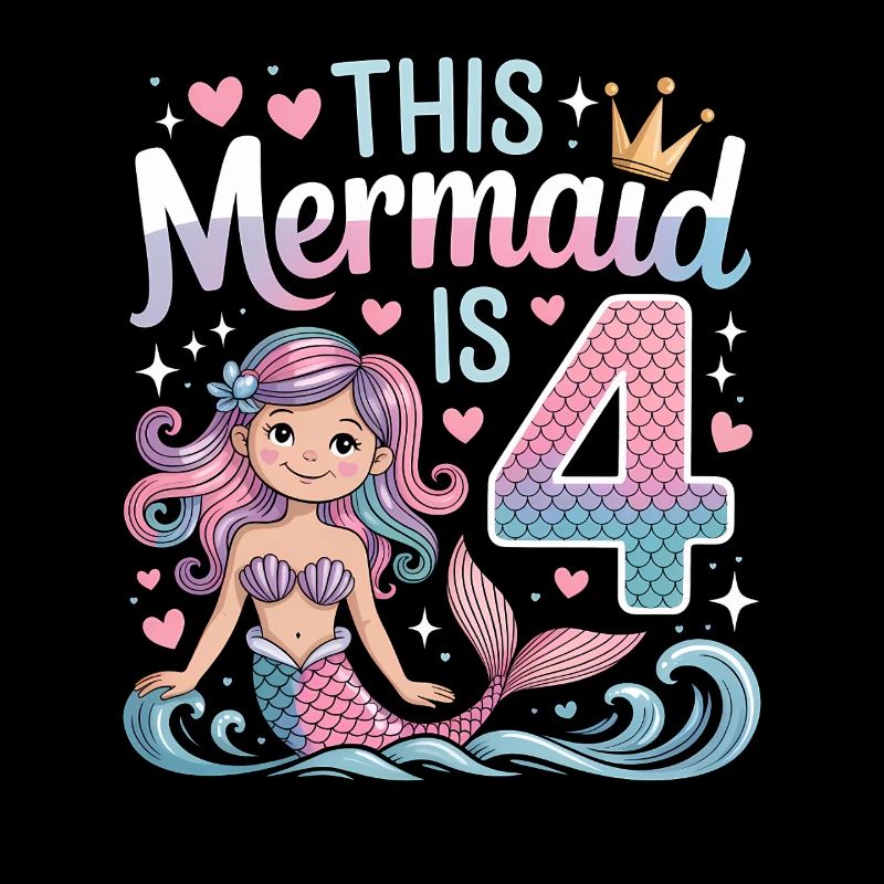 4e anniversaire de la sirène 4 ans