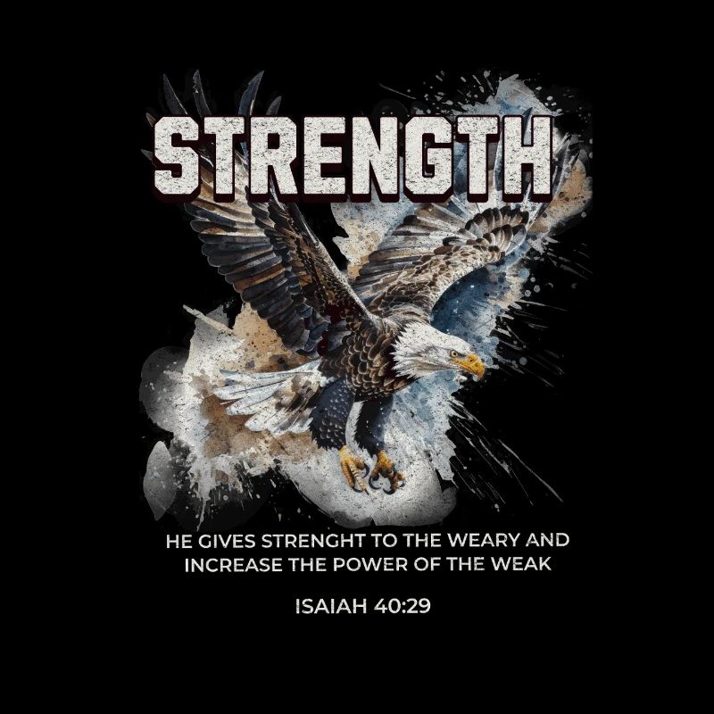 Strength Eagle Faith Isaiah 40 29 Courage