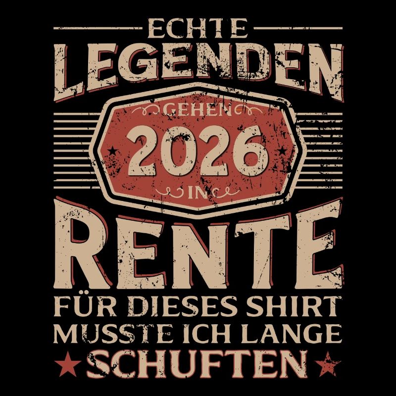 Rente Geschenk Mann Rentner Ruhestand 2026 Lustig