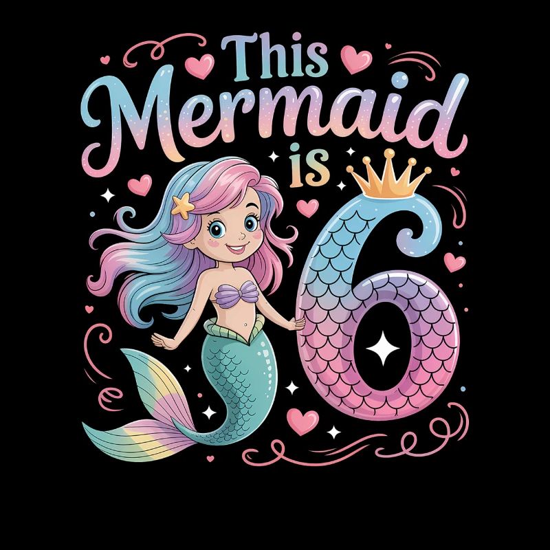 6e anniversaire de la sirène 6 ans
