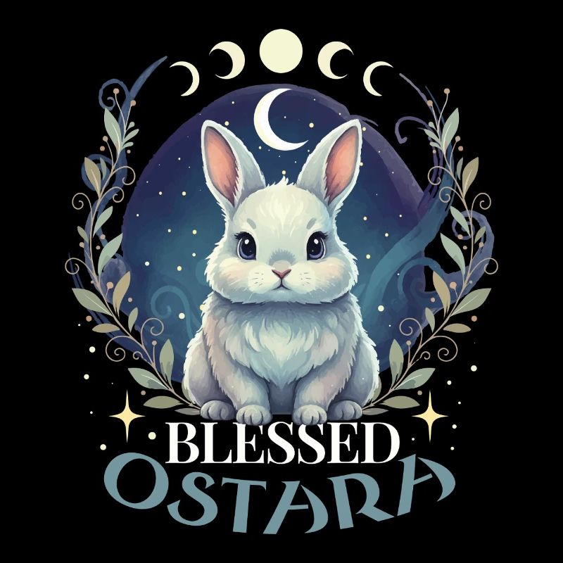 Joyeuses Pâques Ostara Rabbit