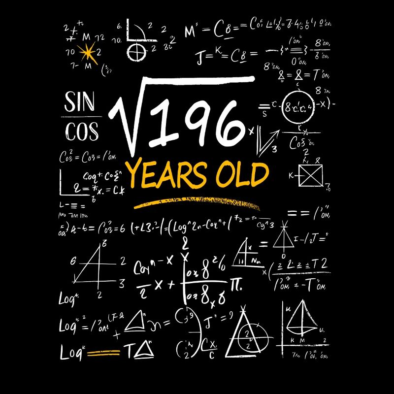 14 Years Birthday Math Formulas Funny