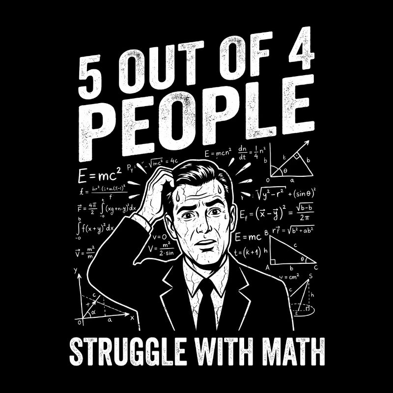 Math Humor Shirt for Students and Teachers