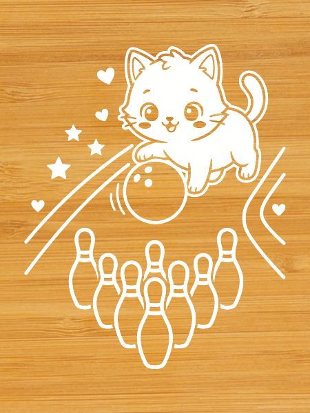 Kawaii Cat Bowling