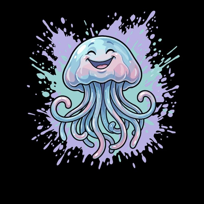 Spritzer méduse pastel