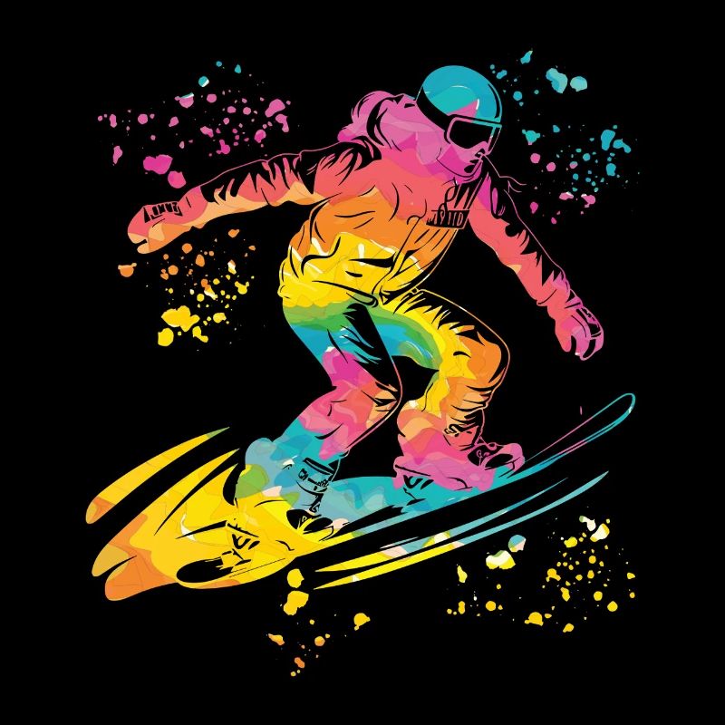 Snowboarder Snowboarding Snowboard