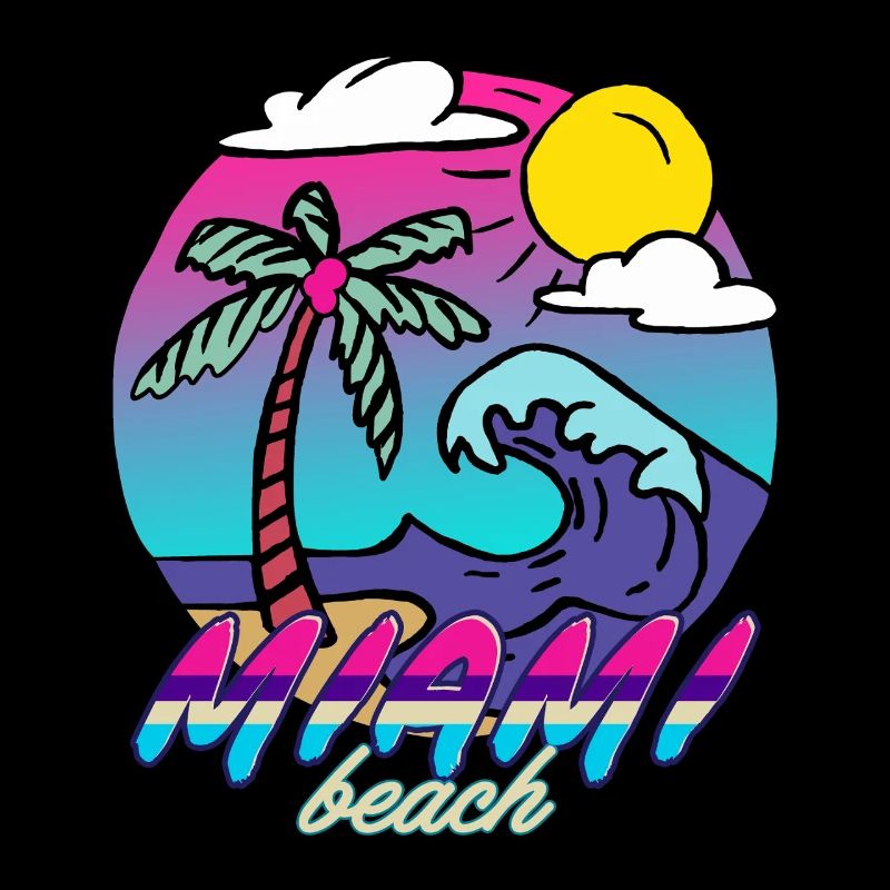 Miami Beach Palmenwelle