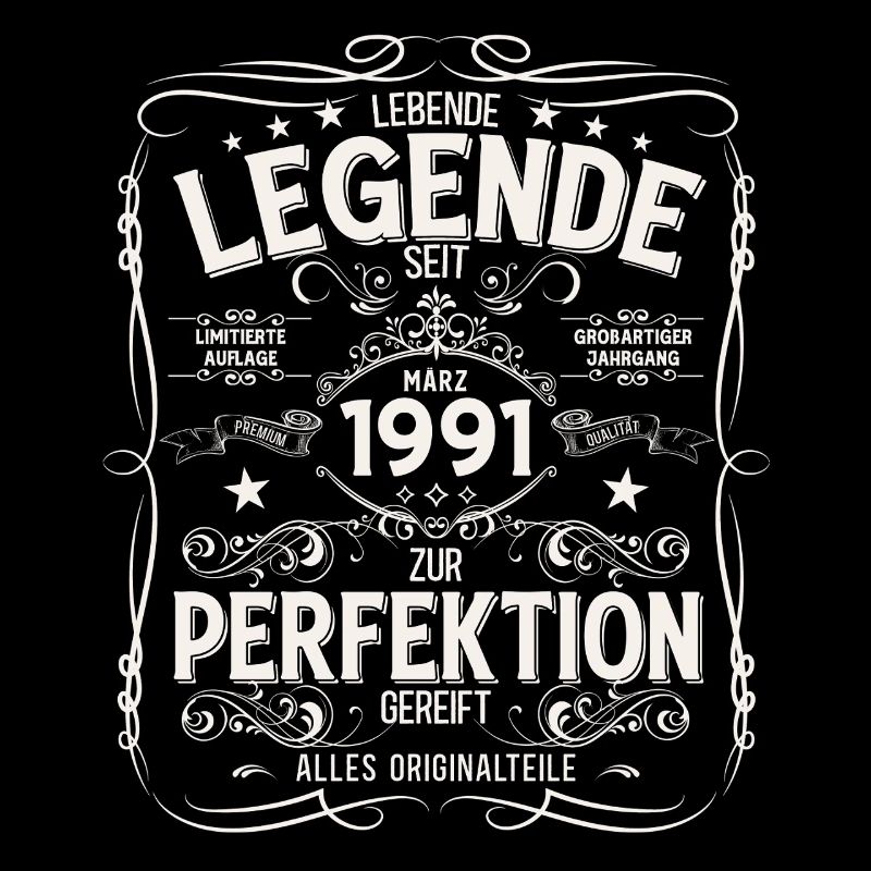 Cadeau du 35e anniversaire Mari Année Mars 1991
