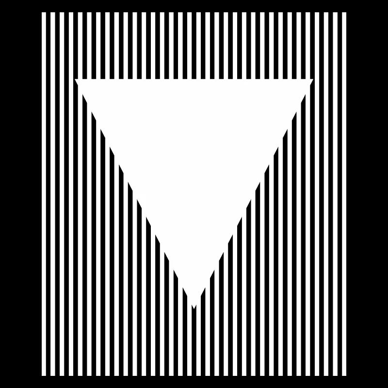 triangle and lines geometric design