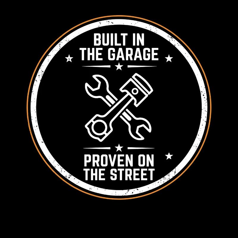 Garage Screwdriver Emblem Built In The Garage