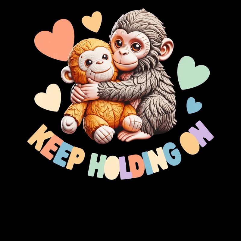 Continue de t’accrocher : câlins de singes