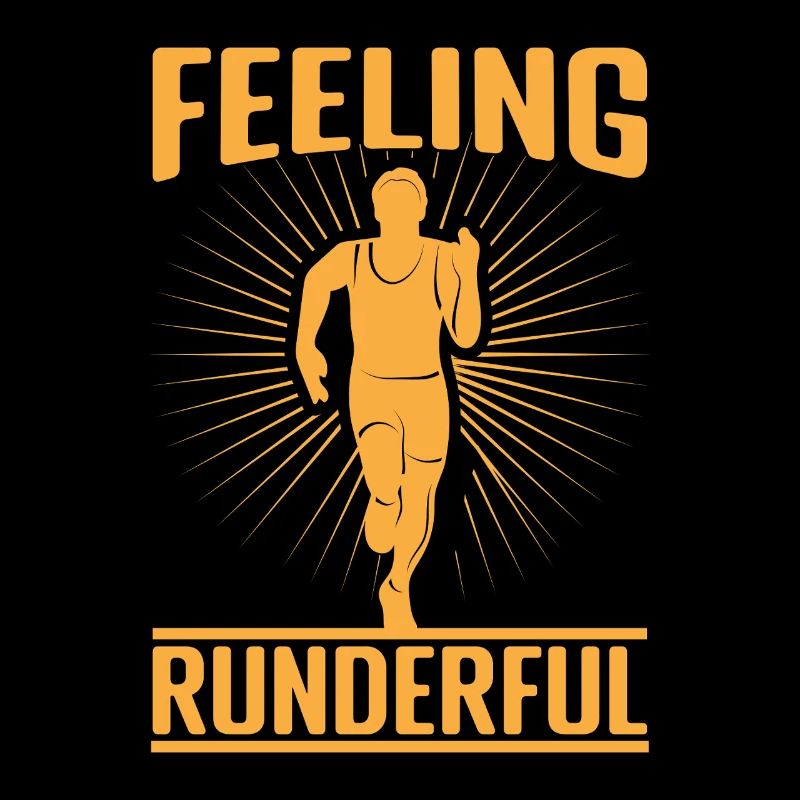 Courir Courir Courir Marathon En Train de Courir Un Marathon Rondeuse