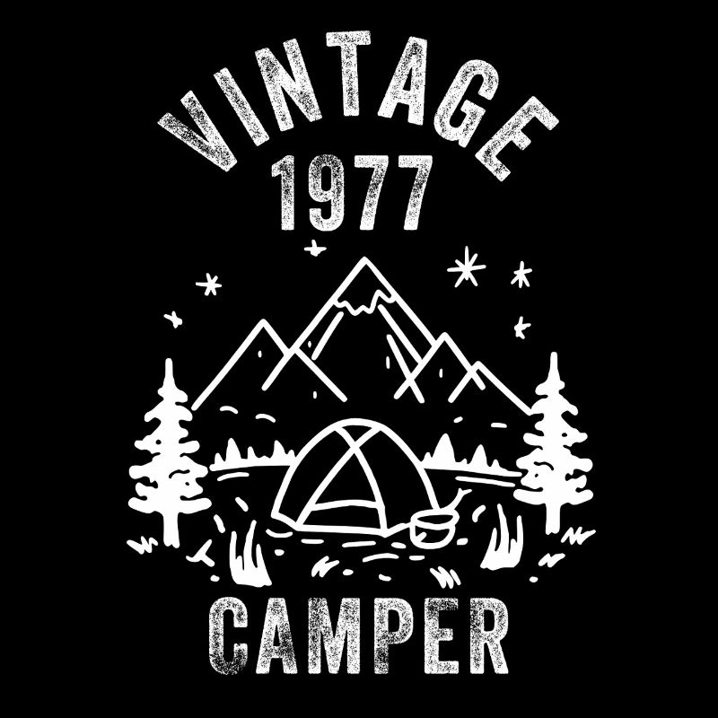 Vintage 1977 Camper 50th Birthday 2027