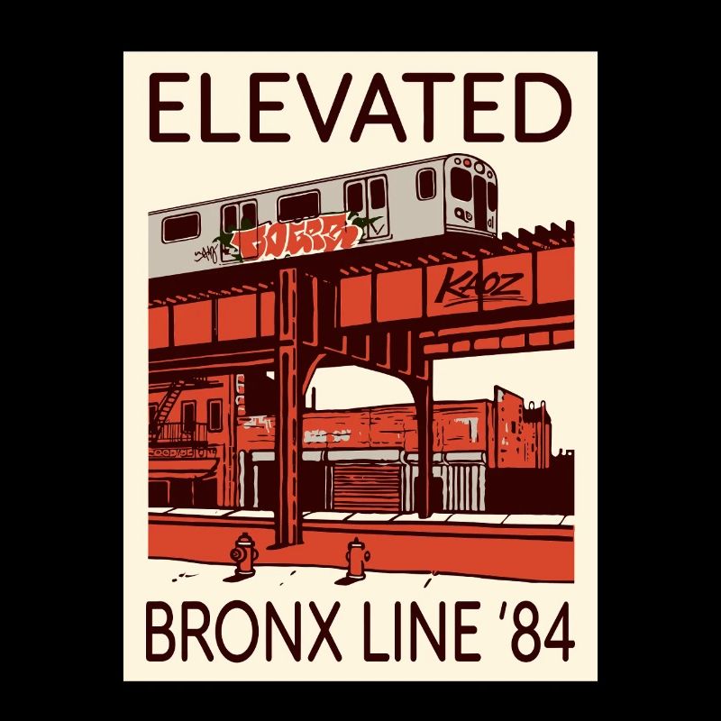 Elevated Bronx Line 84 Graphic