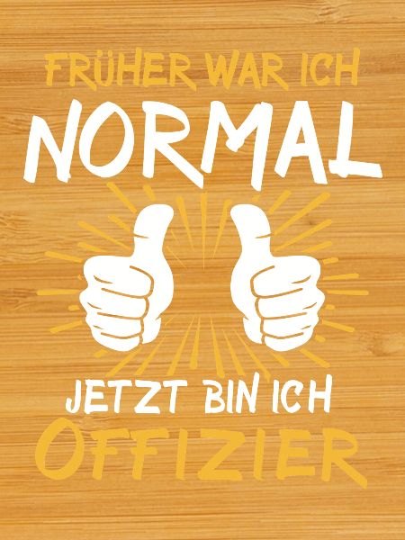 Offizier Spruch