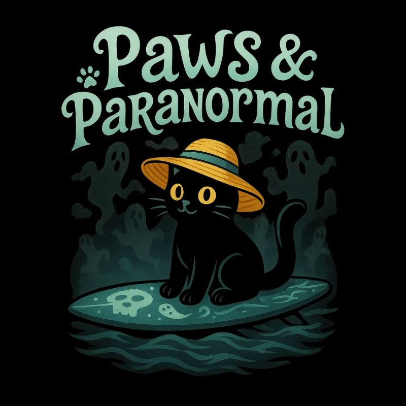 Pattes & Paranormal : Black Cat surfe avec Ghost