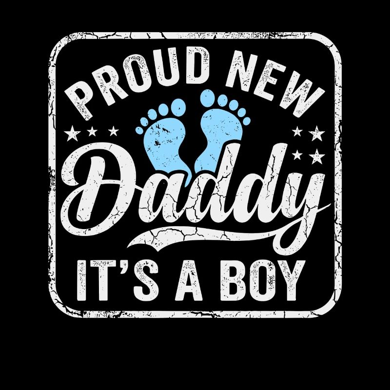 Expectant dad & father, birth son boy