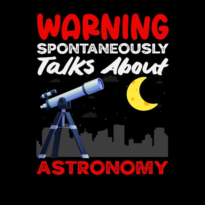 Warning parle spontanément d’astronomie
