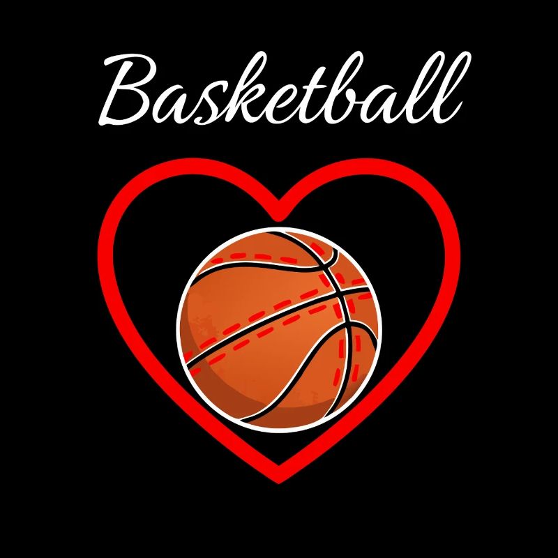 Basketball Herz Liebe