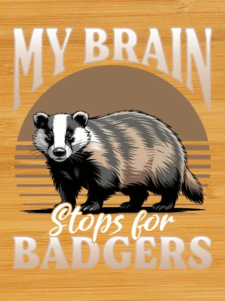 Funny Animal Badger