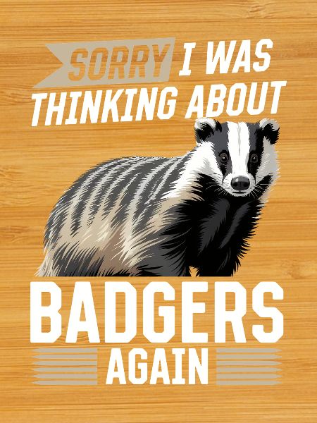 Funny Animal Badger