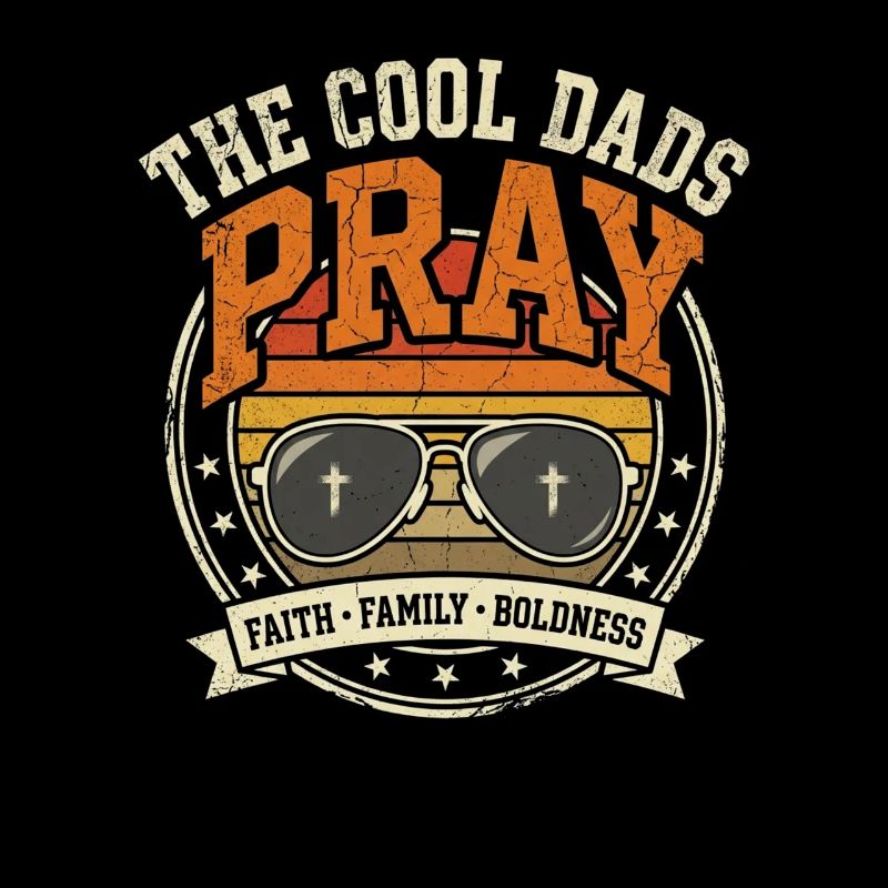 The Cool Dads Pray Jesus Christlicher Vater