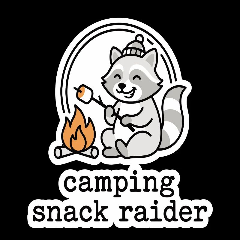 Motif de Snack Raider de camping